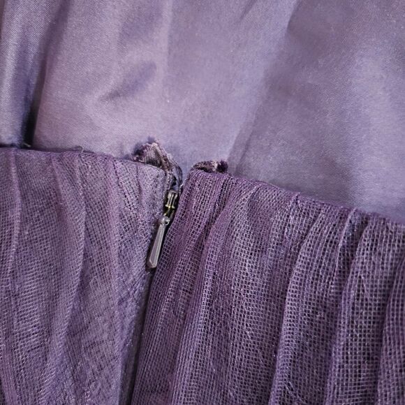 White By Vera Wang Strapless Maxi Dress Size 14 - Picture 11 of 12